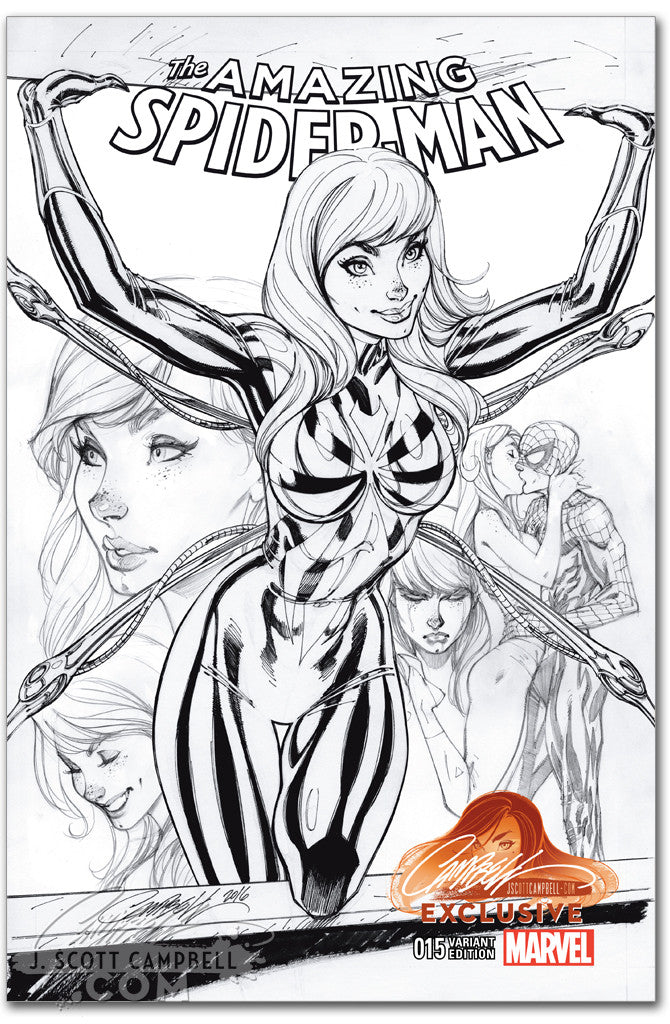 Amazing Spider-Man #15 'Iron Jane' JSC EXCLUSIVE Cover B (2016)