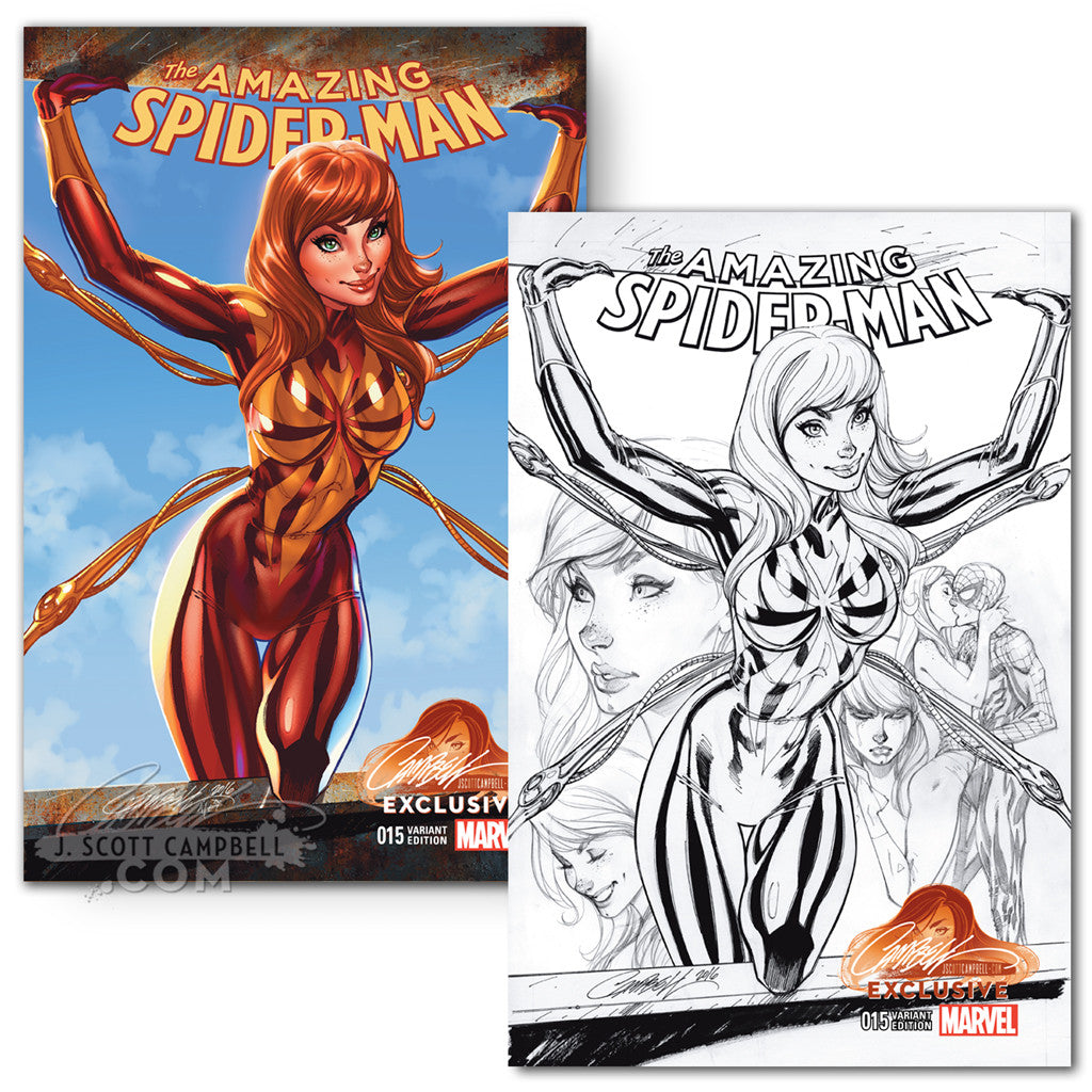Amazing Spider-Man #15 'Iron Jane' JSC EXCLUSIVE Cover B (2016)