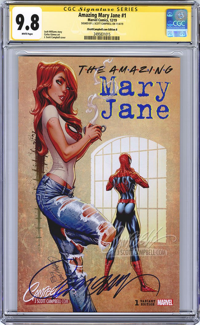 CGC 9.8 SS Amazing Mary Jane #1 JSC cover B