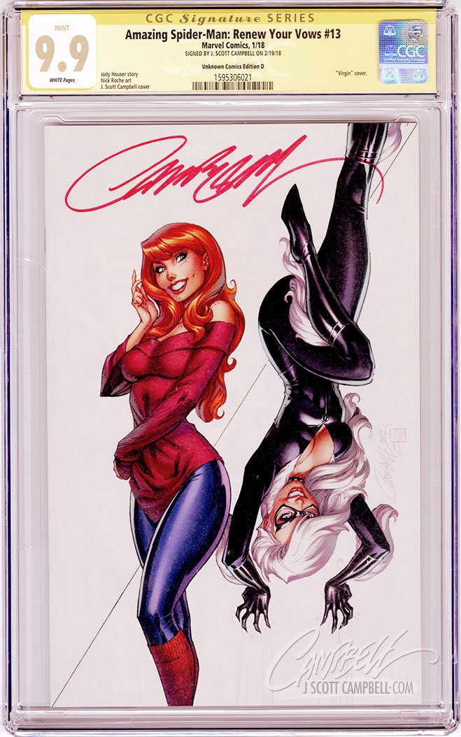 CGC **9.9** SS Amazing Spider-Man: Renew Your Vows #13 cover D
