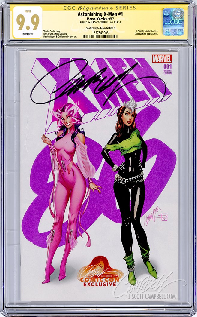 CGC **9.9** SS Astonishing X-Men #1 JSC cover D