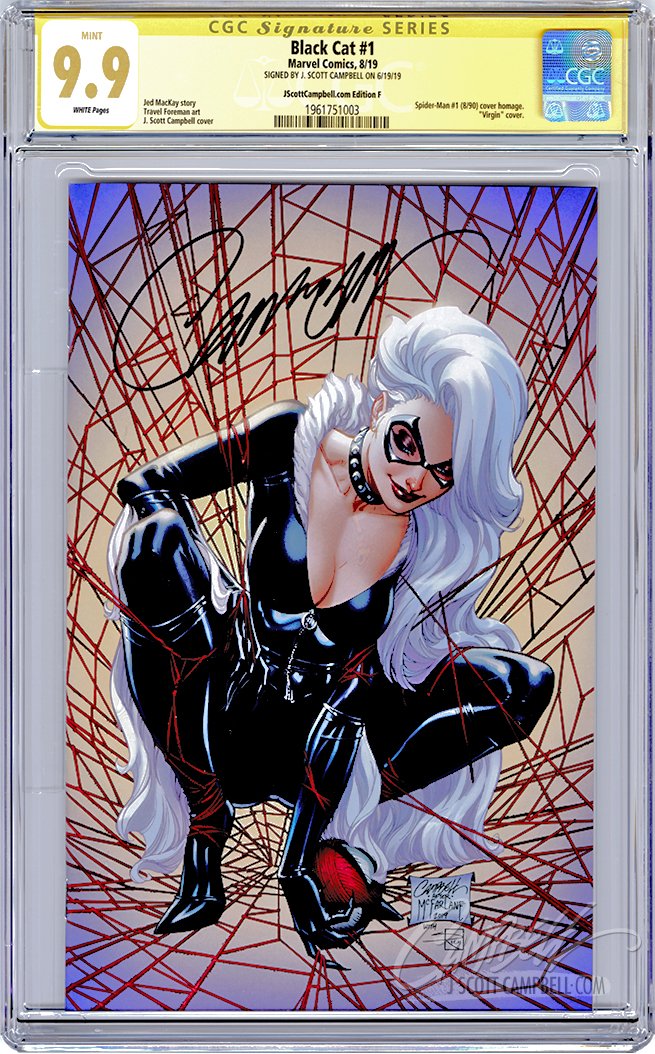 CGC **9.9** SS Black Cat #1 JSC cover F