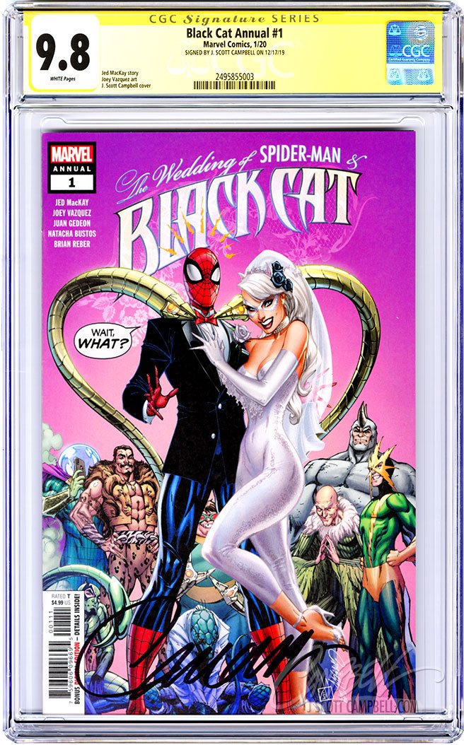 CGC 9.8 SS Black Cat Annual #1 'retail' JSC