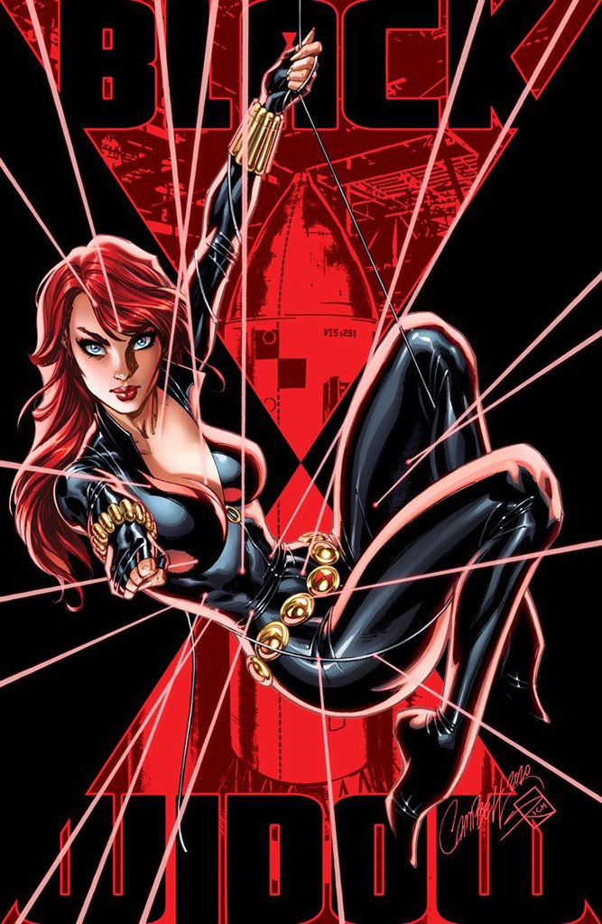 Original Art: Black Widow #3 NYCC 2020 EXCLUSIVE 'glow-in-the-dark'