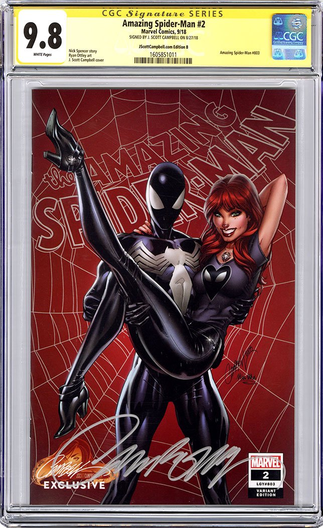 CGC 9.8 SS Amazing Spider-Man #2 JSC cover B