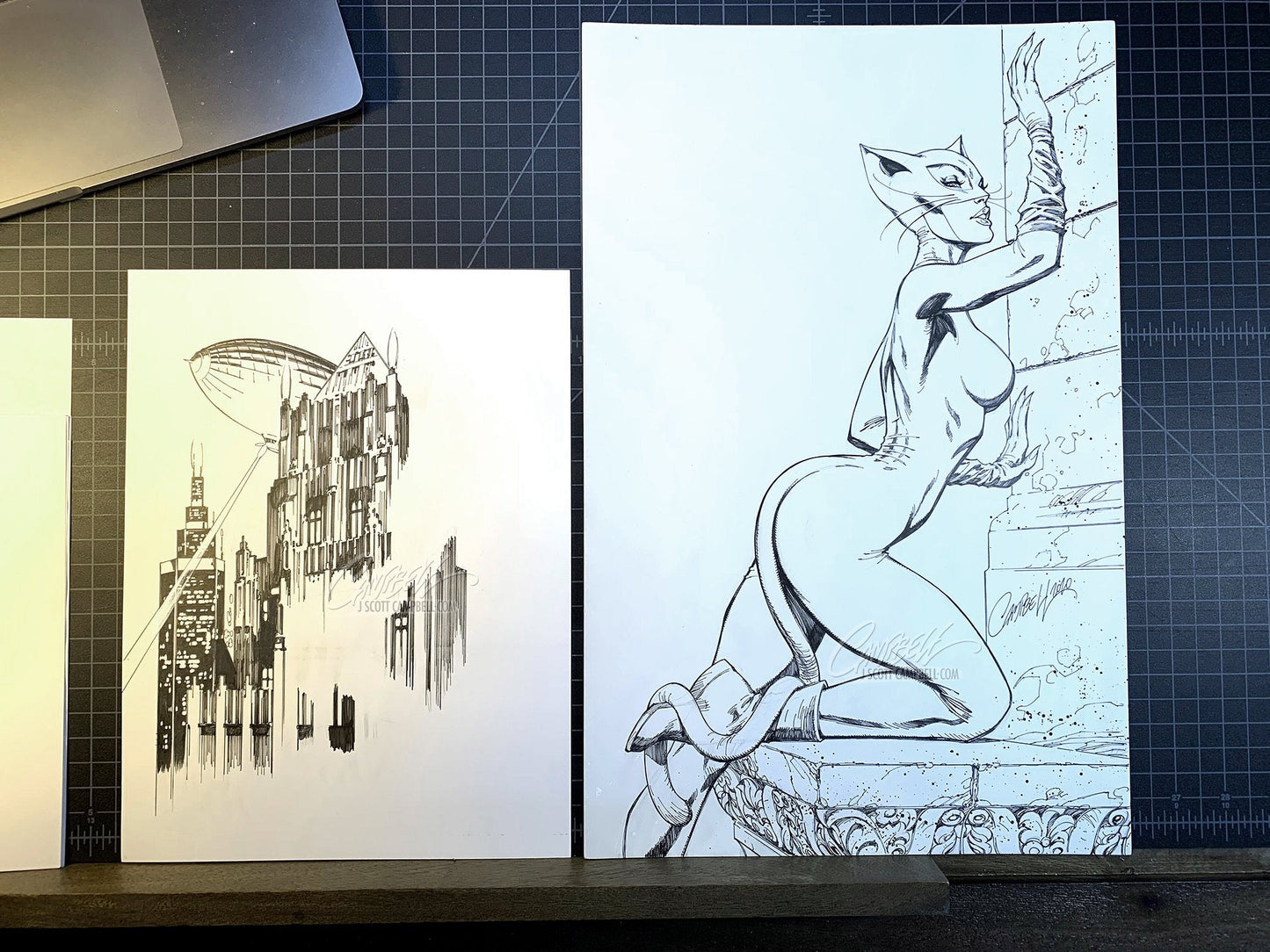SOLD - Original Art: Catwoman 80th Anniversary JSC EXCLUSIVE variant F