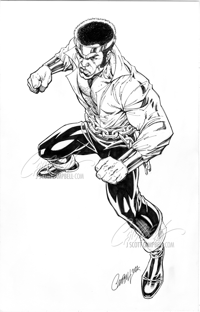 SOLD - Original Art: Daredevil #4 "Luke Cage"