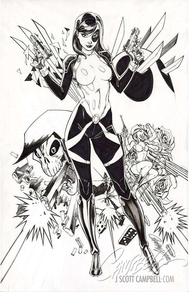 SOLD - Original Art: Domino #1 Cover A
