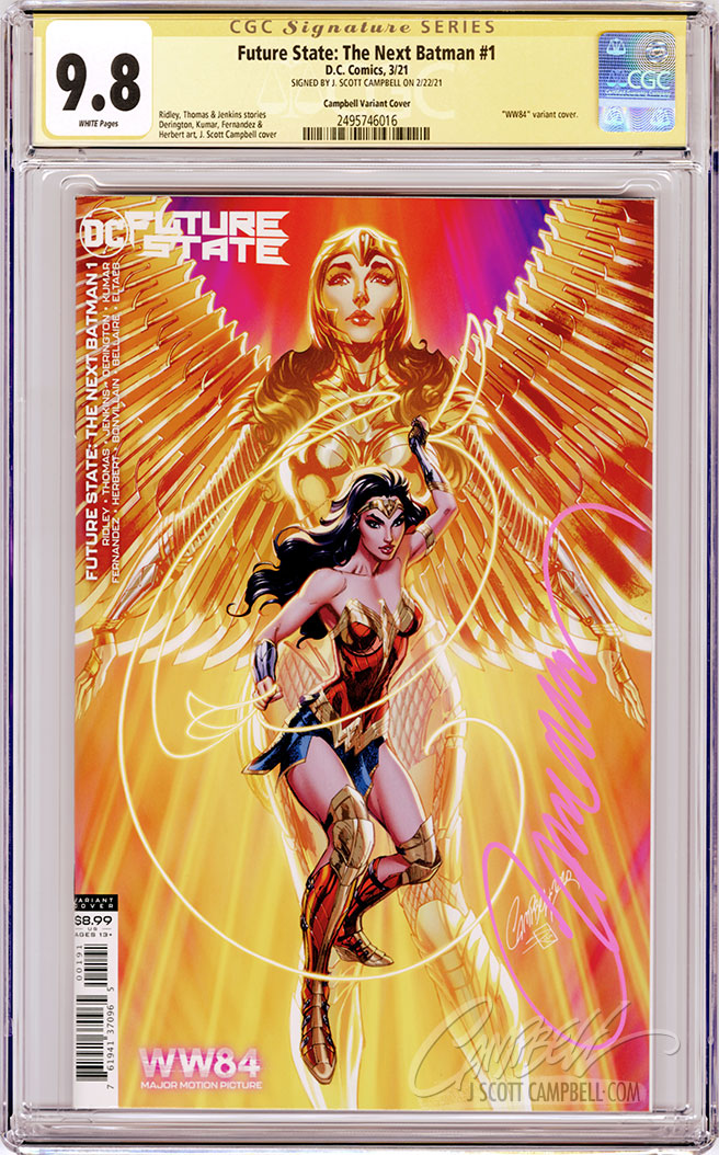 CGC 9.8 SS Future State: The Next Batman #1 'Wonder Woman 1984' JSC