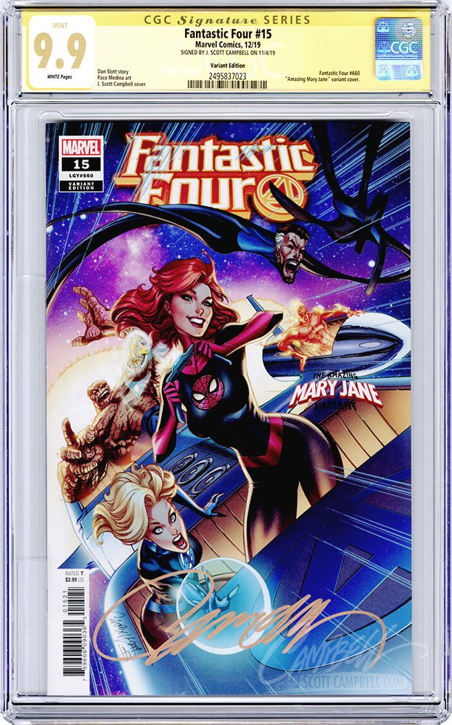 CGC **9.9** SS Fantastic Four #15 'retail' JSC