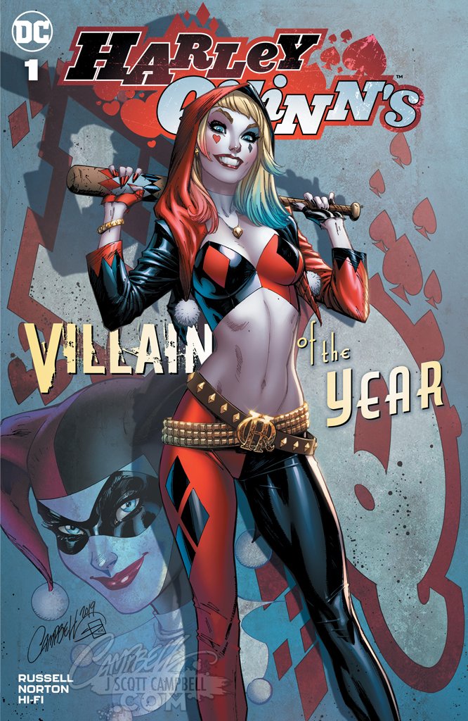 SOLD - Original Art: Harley Quinn's VOTY #1 JSC EXCLUSIVE cover A
