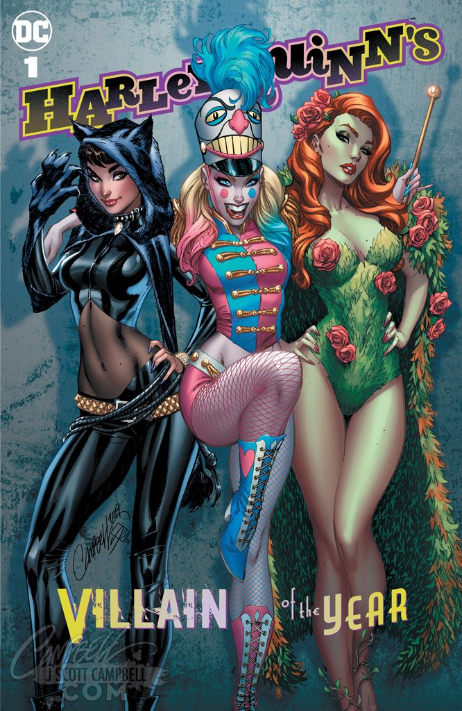 SOLD - Original Art: Harley Quinn's VOTY #1 JSC EXCLUSIVE cover B