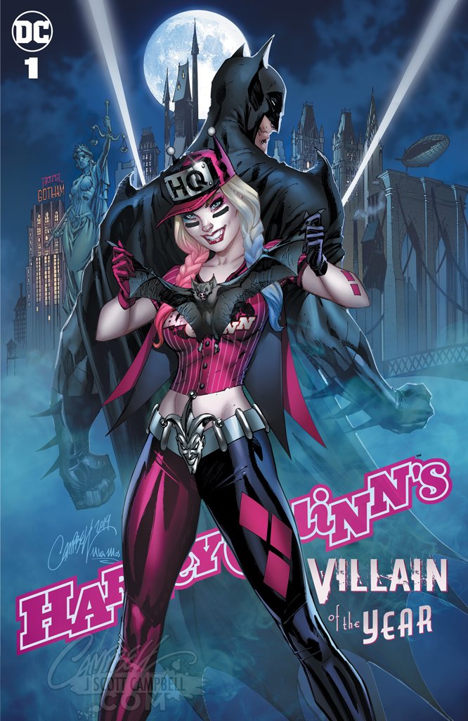 SOLD - Original Art: Harley Quinn's VOTY #1 JSC EXCLUSIVE cover C