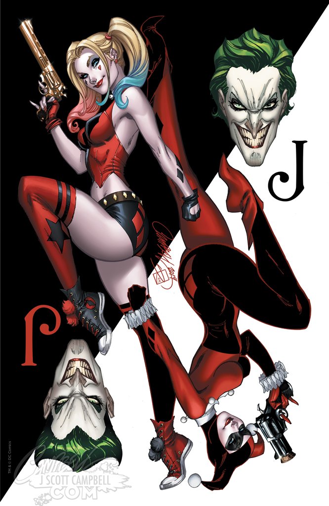 SOLD - Original Art: Harley Quinn's VOTY #1 JSC EXCLUSIVE cover D
