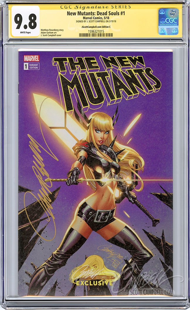 CGC 9.8 SS New Mutants: Dead Souls #1 JSC cover C