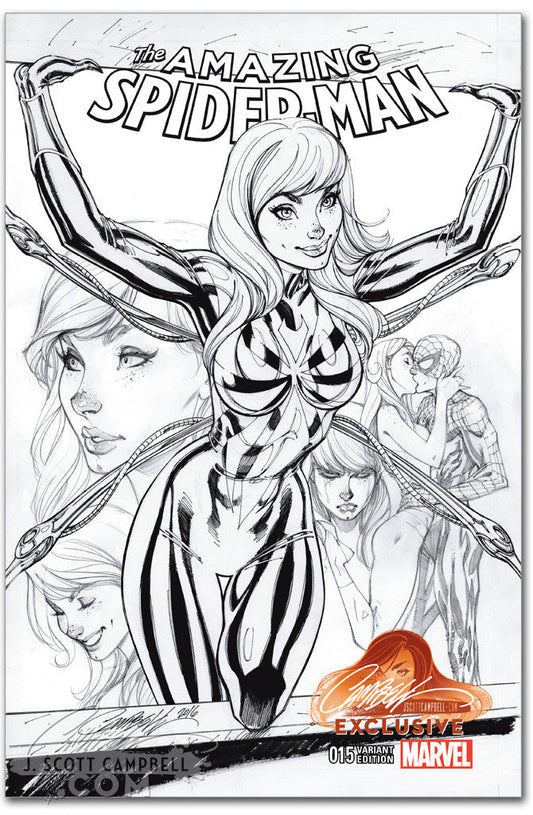 Amazing Spider-Man #15 'Iron Jane' JSC EXCLUSIVE Cover B (2016)