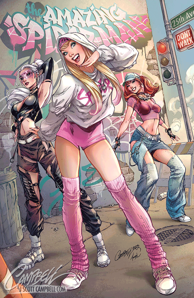 Amazing Spider-Man #25 [C] JSC Artist EXCLUSIVE Cover C "Gwen" (2023)