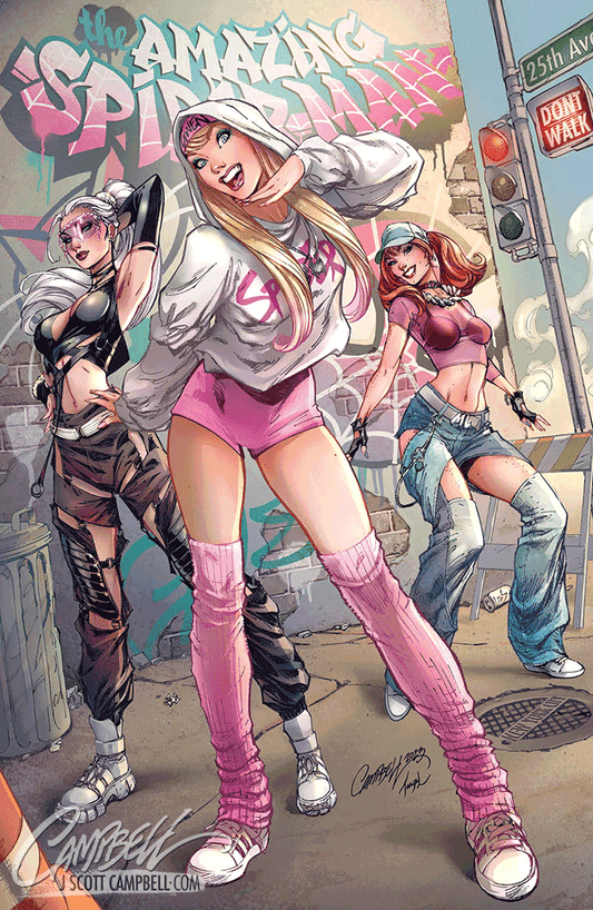 Amazing Spider-Man #25 [C] JSC Artist EXCLUSIVE Cover C "Gwen" (2023)