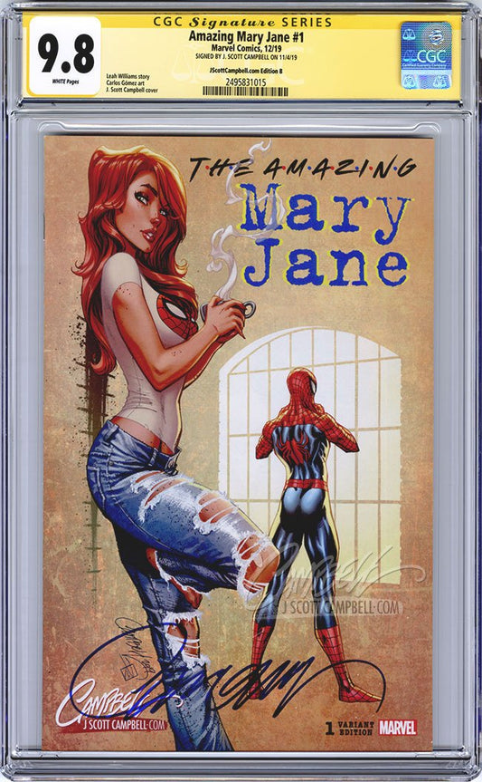 CGC 9.8 SS Amazing Mary Jane #1 JSC cover B