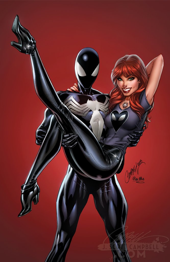 Original Art: ASM #2 cover B 'MJ and Spider-Man'