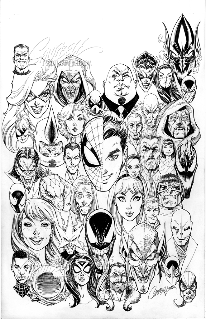Original Art: Amazing Spider-Man #1 JSC EXCLUSIVE cover G