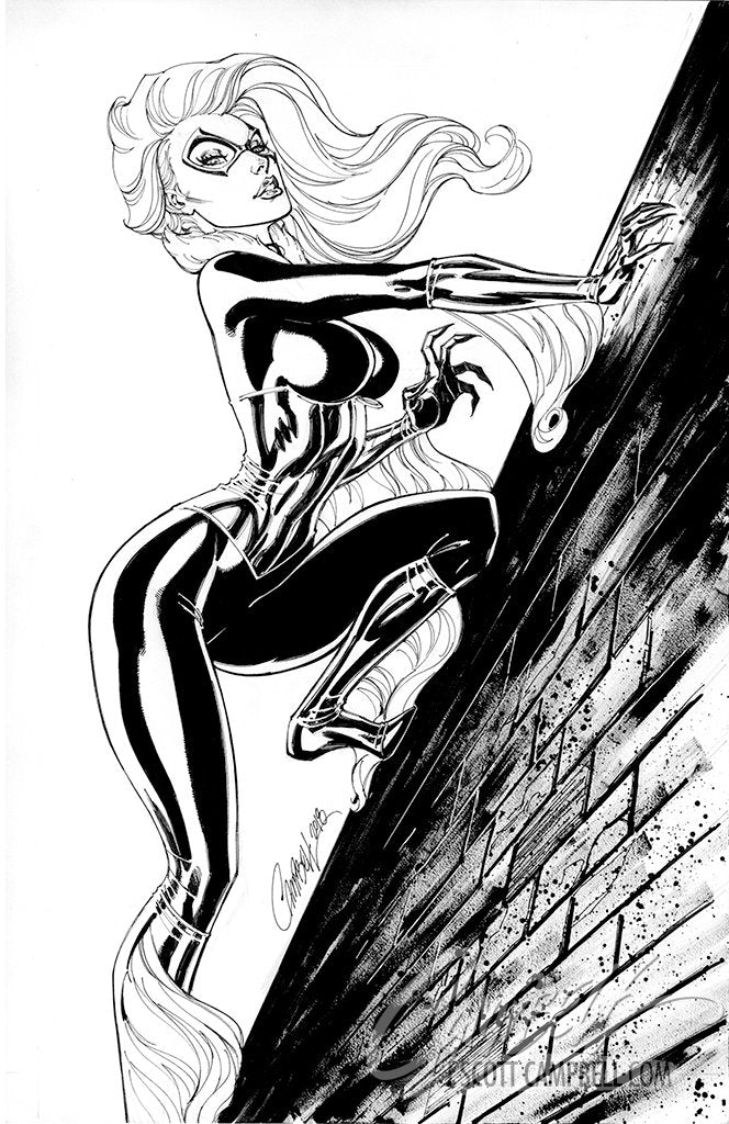 Original Art: ASM #800 JSC EXCLUSIVE Cover C 'Black Cat'