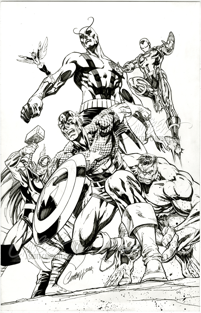 Original Art: Avengers Assemble Alpha #1