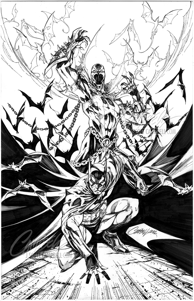Original Art: Batman Spawn #1