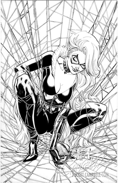 Original Art: Black Cat #1 "McFarlane" JSC EXCLUSIVE cover A