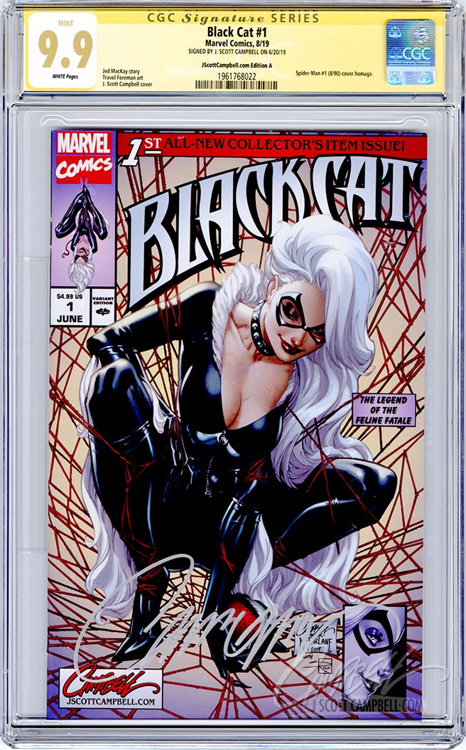 CGC **9.9** SS Black Cat #1 JSC cover A
