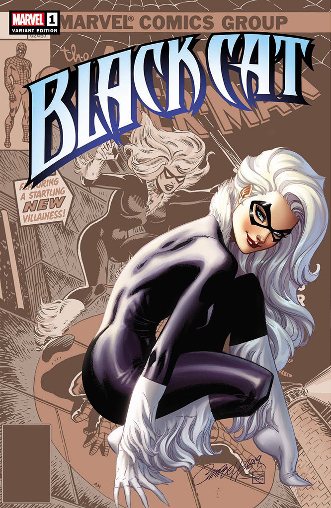 Original Art: Black Cat #1 "#194 Homage" Retailer Exclusive Cover