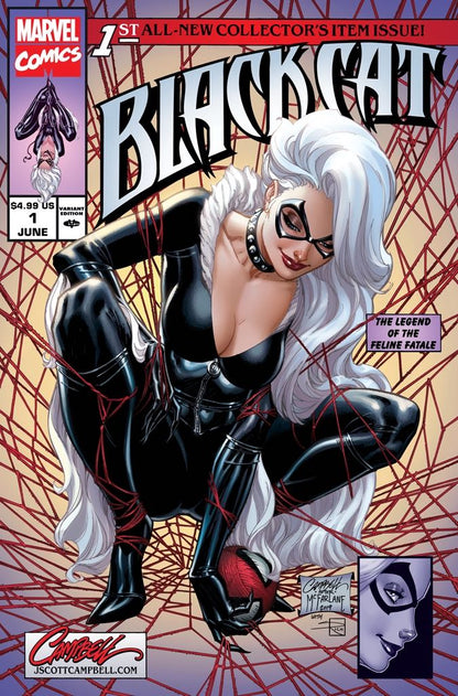 Original Art: Black Cat #1 "McFarlane" JSC EXCLUSIVE cover A