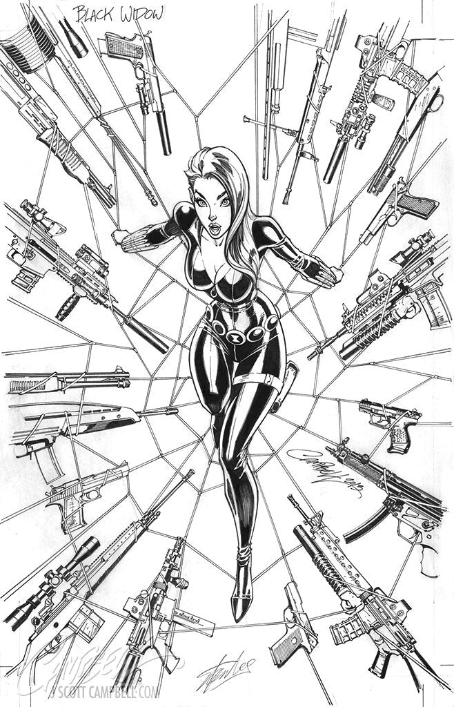 Original Art: Black Widow #1 (2014)