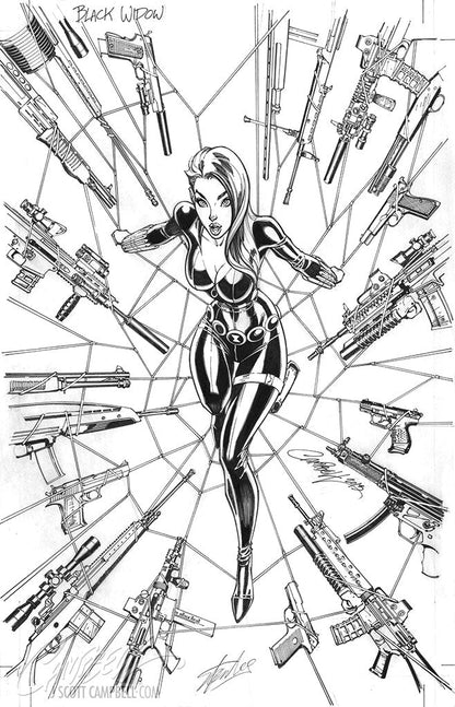 Original Art: Black Widow #1 (2014)