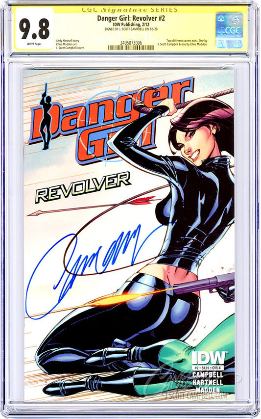 CGC 9.8 SS Danger Girl: Revolver #2 A 'retail'