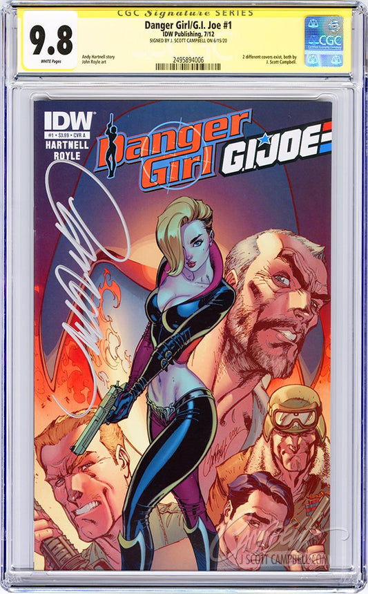 CGC 9.8 SS Danger Girl/G.I. Joe #1 A 'retail'