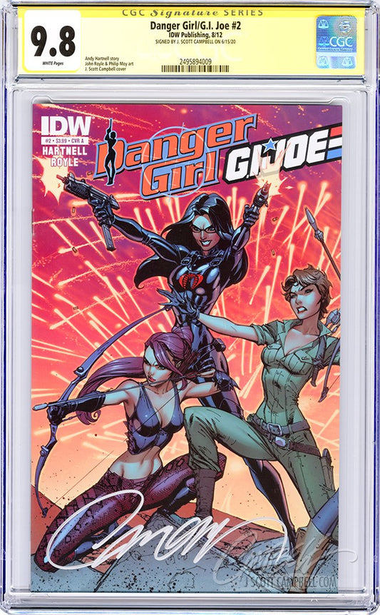 CGC 9.8 SS Danger Girl/G.I. Joe #2 A 'retail'