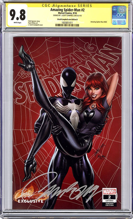 CGC 9.8 SS Amazing Spider-Man #2 JSC cover B