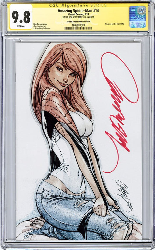 CGC 9.8 SS Amazing Spider-Man #14 JSC cover F