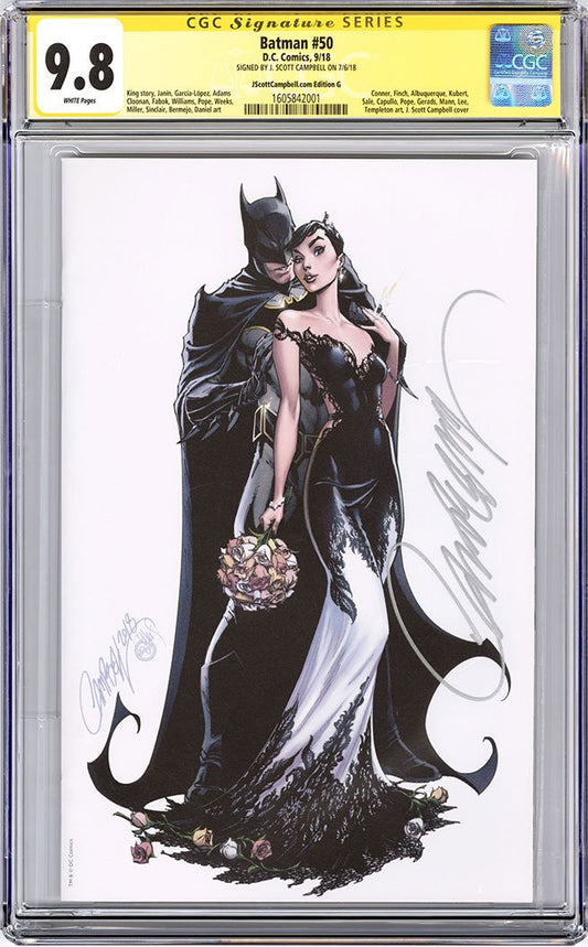 CGC 9.8 SS Batman #50 JSC cover G