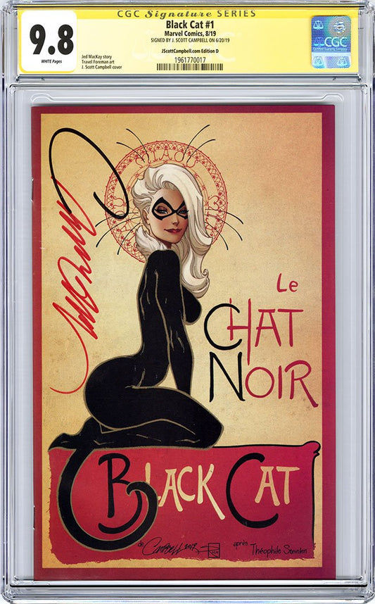 CGC 9.8 SS Black Cat #1 JSC cover D
