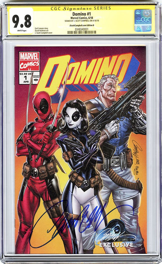 CGC 9.8 SS Domino #1 JSC cover B