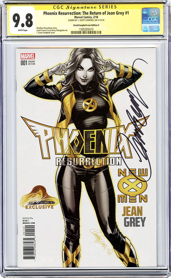 CGC 9.8 SS Phoenix Resurrection: The Return of Jean Grey #1 JSC cover G