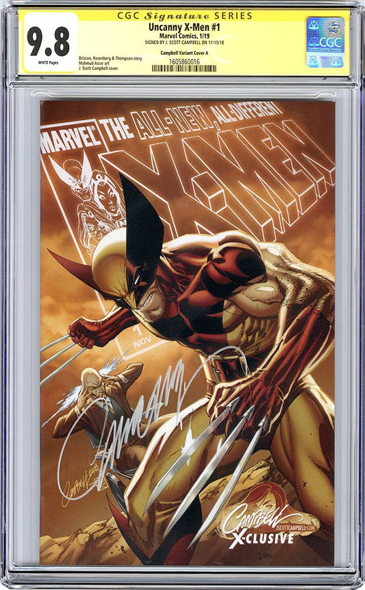 CGC 9.8 SS Uncanny X-Men #1 cover A J. Scott Campbell