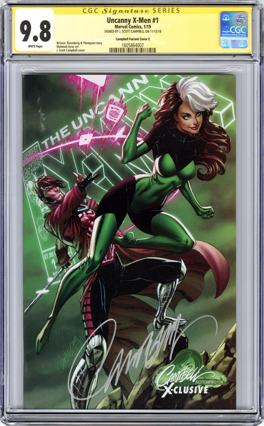 CGC 9.8 SS Uncanny X-Men #1 cover E J. Scott Campbell