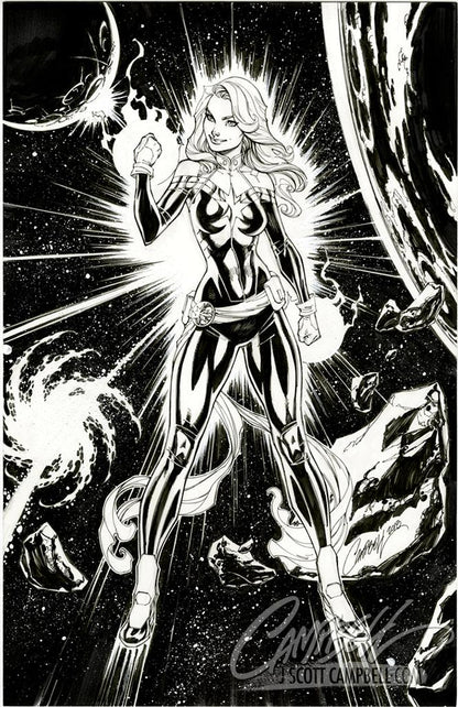 Original Art: Captain Marvel #1 Cover A