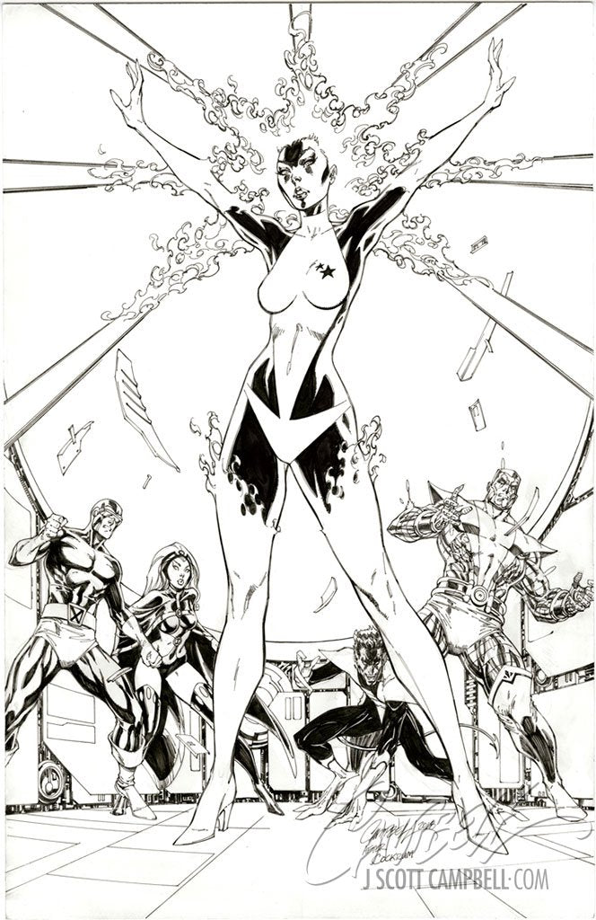 Original Art: Captain Marvel #1 Cover D