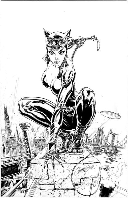 SOLD - Original Art: Catwoman 80th Anniversary JSC EXCLUSIVE variant E