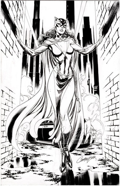 SOLD - Original Art: Catwoman 80th Anniversary JSC EXCLUSIVE variant G