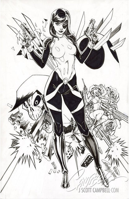SOLD - Original Art: Domino #1 Cover A